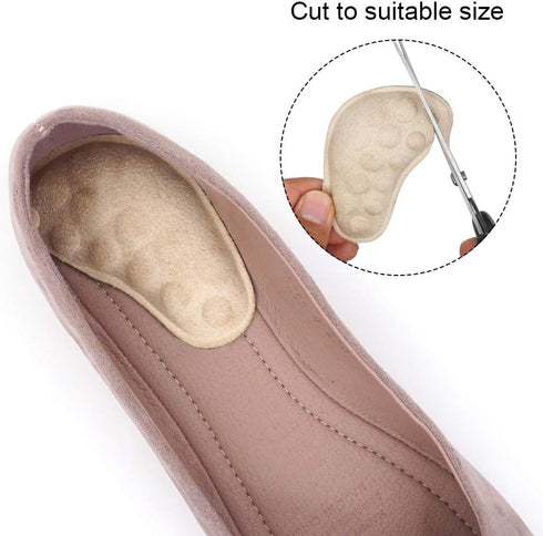 Dr. Foot's Supination & Over-Pronation Corrective Shoe Inserts, Medial & Lateral Heel Wedge Insoles for Foot Alignment, Knee Pain, Bow Legs, Osteo...