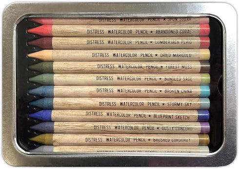 Tim Holtz Ranger Distress Watercolor Pencil 12pc Set 5 TDH83597...
