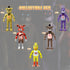 Action Figures Set, 5 Pcs Action Figures Toys, 5.5 Inches Movable Joints Collectible Toys Set with Light for Toys Dolls Gifts Cake Toppers...