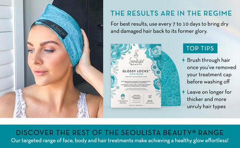 Glossy Locks Hair Mask | Nourish your hair and scalp | Approved by hair care professionals | Restoring damaged hair back |...