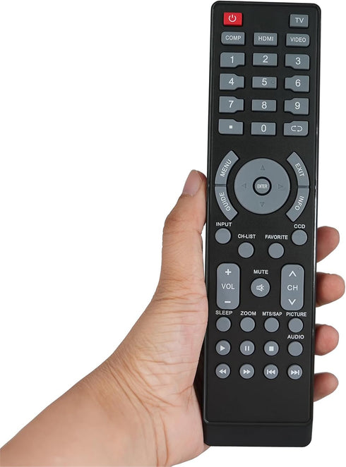 Replacement Remote Control fit for Insignia NS24E730A12B NS-F27C NS-L55X-10A NS-39L700A12 NS-L19Q-10A NS-24E340A13 NS-32E440A13 NS-40L240A13A LCD ...