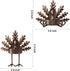 FORUP 6 Pack Metal Turkey Tea Light Candle Holders, Thanksgiving Candle Holder, Thanksgiving Home Table Decoration...