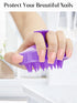 HEETA Scalp Massager Hair Growth, Soft Silicone Scalp Scrubber Shampoo Brush for Exfoliation, Dandruff Removal Head Massage Stress Relax, Wet & Dr...