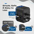 Ceptics Universal Travel Plug Adapter - Powerful 33W with PD & QC 3.0 USB-C Fast Charging - 2 USB Ports Wall Charger Type I C G A Outlets 110V 220...