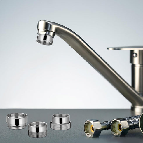 OSALADI Faucet Adapter Kit Brass Faucet Adapter Garden Hose Adapter Hose Adapter for Sink Male/Female Faucet to Hose Adapter for Removable,Cache A...