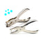 1/4 and 1/8 Inch Small Single Hole Punch, 2 Pack Handheld Circle Shaped Hole Puncher with 8 Sheet Capacity for DIY Craft Paper, Tag & Ticket, Perf...