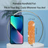 Portable Handheld Fan Rechargeable with Bling Diamond Glitter Sparkly Small Personal Mini Fan for Desk, Travel & Hand Use, Battery Operated for Br...