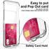 for Galaxy Z Flip 3 Case Cover Clear Card Slot Slim Hard Rugged TPU Edge Protective Case Z POP...