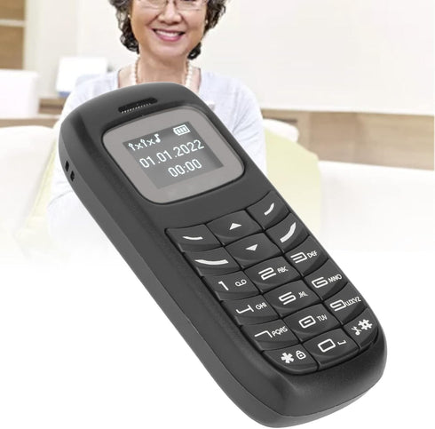 GOWENIC BM70 Mini Smartphone, 2G Unlocked Small Mobile Phone with 0.66 Inch Screen Dual SIM Card Dual Standby, Bluetooth Music Player, Backup Phon...