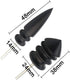 2Stlye Ebony Leather Burnisher/Electric Polished Head Leather Tools/Leather Slicker Tool Drill Sets for Dremel Rotary Tools (2 Stlye)...