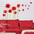 Esmee DIY Red Poppies Beautiful Flowers Vines Stick Wall Decals, Living Room Bedroom Children Room Nursery...