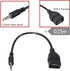 AUX to USB Adapter (Not for Headphone) 3.5mm Male Audio Jack Plug to USB 2.0 Female Converter for Playing Music with USB Flash Drive in Car - 2 Pa...