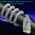 Adoreen Cat 6 Ethernet Cable 25 Ft-Gray, Outdoor & Indoor Snagless Long Round RJ45 Network Cable, POE, Soft Flexible Gbps Internet LAN Computer Pa...