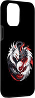 iPhone 15 Plus two dragons facing off, dragon yingyang, chinese dragons Case...