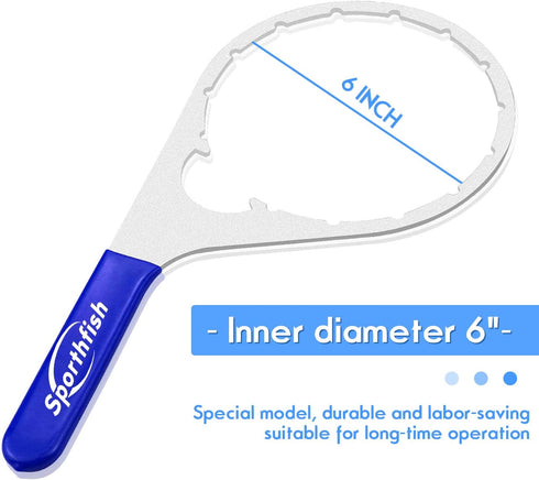 Colar/Vent Cap Fuel Filter Wrench Metal for 380134 382 Compatible with Detroit Diesel Truck Cummins Engines with 6 inch Inner Diameter...