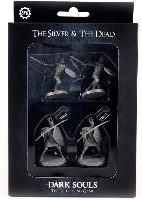 Steamforged Games Dark Souls The Role Playing Game: The Silver & The Dead Miniatures & Stat Cards...
