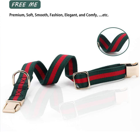 Premium Dog Collar, Cute Dog Collars Luxury Style, Durable Pet Collars with Metal Buckle Safety for Big Dogs...