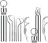 7Pcs 2 Set Portable Stainless Steel Toothpicks Pocket Set, Reusable Metal Toothpicks Cleaning Kit with Holder for Outdoor Picnic Camping Traveling...