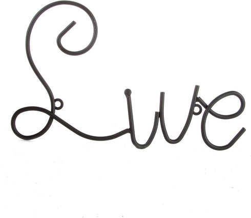 Super Z Outlet Live Love Laugh Set 3 Wall Mount Metal Wall Word Sculpture, Wall Decor...