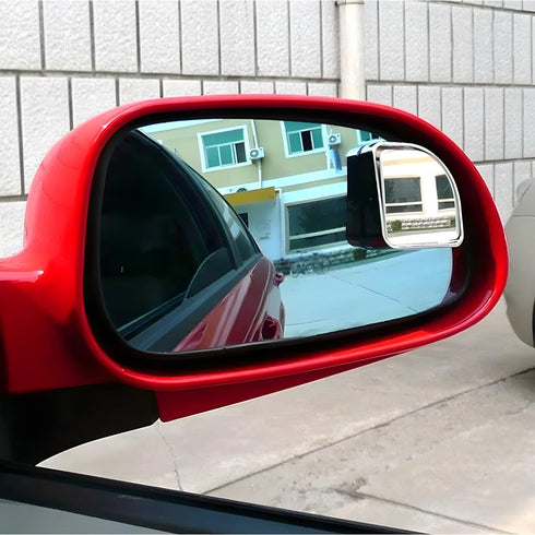 Blind Spot Mirror For Car, Adjustable 360° Wide Angle Side Rear View Mirror, 2Pcs Fan Shape HD Glass Convex Rear View Mirrors, ABS Rearview Mirror...