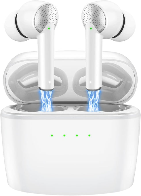 Wireless Earbuds,Bluetooth 5.3 Earbuds Built in 4 ENC Stereo Microphone Bluetooth Headphones 42H Playtime with Charging Case IPX7 Waterproof Mini ...