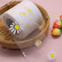 25 Yard 6cm Sheer Chiffon Ribbon Daisy Flower Ribbon Gift Wrapping Ribbon Bridal Bouquet Ribbon Wrap Fabric Craft Ribbon for Hair Bows White...