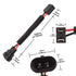TOMALL 9005 9006 to H7 Light Retrofit Wiring Harness Connector Socket Adapter 12cm(5inch)...