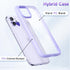oakxco Thin Slim Clear case for iPhone 11, Transparent Hybrid Hard Shell Plastic & Soft Silicone Rubber Bumper, Non-Yellow Acrylic Protective Ligh...