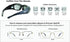 Global Vision Motorcycle Safety Sunglasses Fits Over Glasses Clear Lenses Meets ANSI Z87.1 Standards For Safety Eyewear Has Soft Airy Foam Padding...