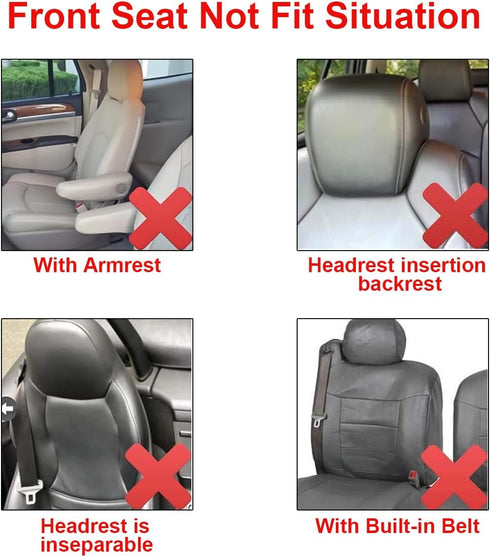 Front Car Seat Covers, 2 Pack Butterfly Automotive Seat Protectors, Car Interior Accessories, Soft & Breathable, Premium Non-Slip Seat Covers for ...