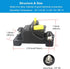 200 Amp Circuit Breaker DC 12V -48V Waterproof 30A-300A Manual Reset Fuse Inverter for Trolling Motor Auto Car RV Marine Boat Current Overload Pro...