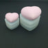 Szecl 2Ps 3D Heart Silicone Molds for Epoxy Resin Small Mirror Heart Shape Smooth and Full Crafts Crystal Resin Molds Handmade Love DIY Jewelry Ma...