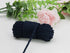 PAMIR TONG Black 5mm Twisted Satin Cord for Crafts 10 Yards Braided Decorative Cotton Cords Trims Polyester Twine Cord Thick Round Fabric Rope Thr...