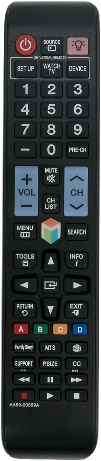 WINFLIKE AA59-00559A Remote Replace for Samsung TV UN65ES6500 UN32ES6500 UN40ES6550 UN55ES6550 UN50ES6580 UN40EH6030F UN40ES6500F UN46ES6600F UN46...