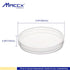 Sterile Plastic Petri Dishes with Lid, 10 PCS of Dia.90mm*15mm Clear Petri Plate Bulk, with 3 Vents for Classroom, Laboratory,Science Party, PPD90...