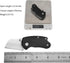 Small Folding Pocket Knife, G10 Handle Small EDC Knife, 1.8 Inch Blade Mini Keychain Knife with Bottle Opener, Perfect EDC Tool for Women Teens Me...