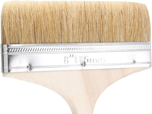 uxcell 8 Inch Chip Paint Brush Synthetic Bristle with Wood Handle for Wall Treatment...