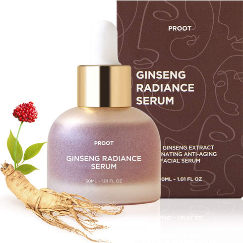 Ginseng Radiance Serum | Ginseng Serum with 52.5% Korean Ginseng Extract | Korean Ginseng Serum Formulated with Ginseng Extract, Hyaluronic Acid &...