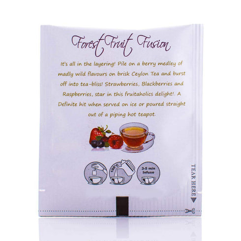 Akbar Flavoured Teas With Real Fruit Pieces - 20 Foil Tea Bags (Forest Fruit Fusion)...