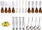Charcuterie Accessories (20 Pcs), Cheese Spreaders for Charcuterie Board, Mini Serving Spoons, Forks and Mini Serving Tongs - Charcuterie Utensils...