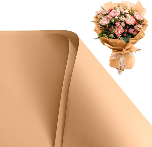 YOLUFER 20 Sheets Flower Wrapping Paper,Waterproof Floral Bouquet Wrapping Paper,Florist Supplies Packaging Paper for Bouquet DIY Crafts (22.8x22....