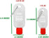 By The Cup Sauce 2 Go Keychains 1.69 Fluid Ounce and 1 Fluid Ounce Empty Mini Sauce Bottles (Sauce Not Included)...
