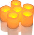 Battery Operated Flameless Votive Candles with Timer, Small Timing LED Candle Lights with Automatic Built-in Daily Cycle Timer, 6-Hour on 18-Hour ...