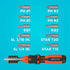 BLACK+DECKER Ratcheting Screwdriver, 10 Bit (BDHT68000)...