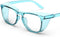 TOREGE Safety Glasses for Men&Women, Clear Safety Goggles Eye Protection Glass with Anti-Fog Lenses, Z87 Glasses Perfect Alt to Regular Protective...