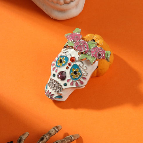 Halloween Party Brooch for skull for women,Halloween Holiday Gift for Kids and Girls.…...