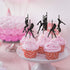 Donoter 48 Pcs Pole Dancing Cupcake Toppers Pole Dancers Cake Picks for Bachelorette Party Birthday Decorations...