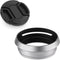 Haoge LH-X53W 3in1 Lens Hood with Adapter Ring with Cap Set for Fujifilm x100vi Fuji FinePix X70 X100 X100S X100T X100F X100V Camera Silver replac...