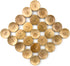 30 Pcs 30mm Camellia Wood Wooden Buttons for Craft DIY Sewing Project (convex)...