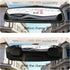 Car Rear View Mirror, 12Inch Interior Clip-on Wide Angle Convex Rear View Mirror, Car Accessories HD Wide Angle Extended Curved Mirror to Reduce B...